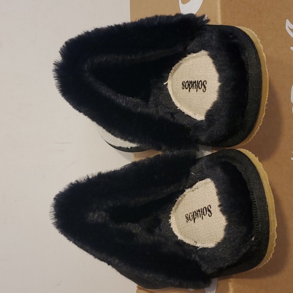 Soludos Women’s Yin Yang Cozy Faux Fur Slipper Size 6 NIB - Picture 3 of 5